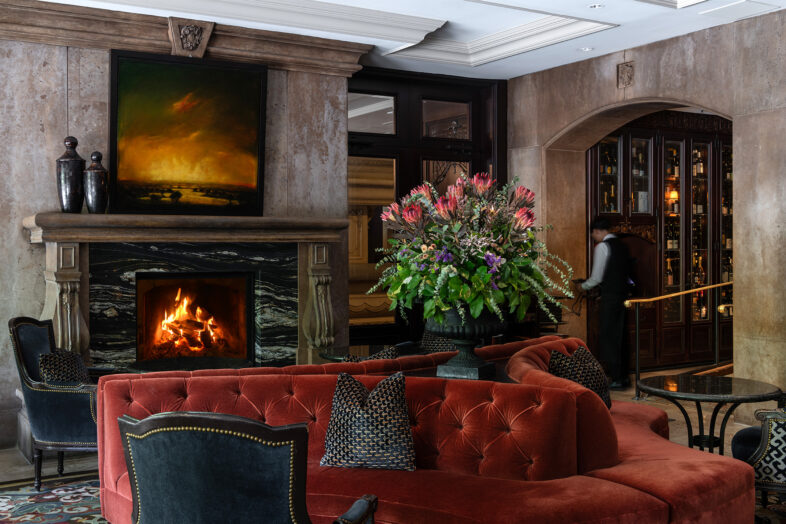 The Lounge of Bacchus Restaurant in Vancouver