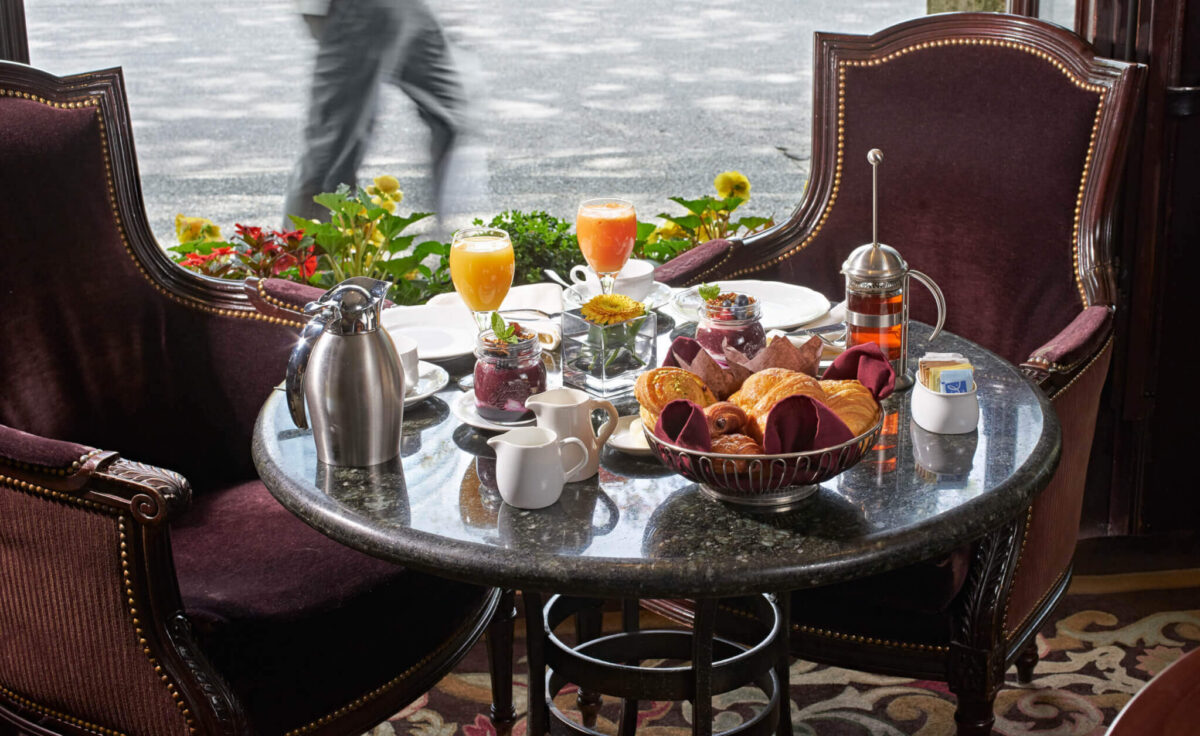 Bacchus Restaurant Lounge Continental Breakfast Lounge Window