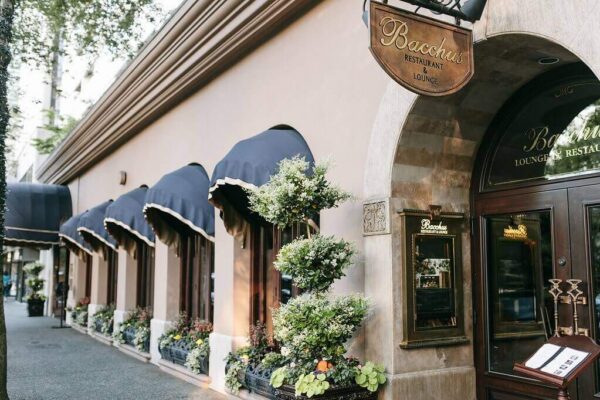Bacchus Restaurant other Entrance